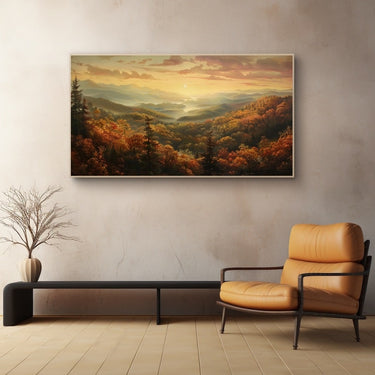 Long Narrow Landscape Painting